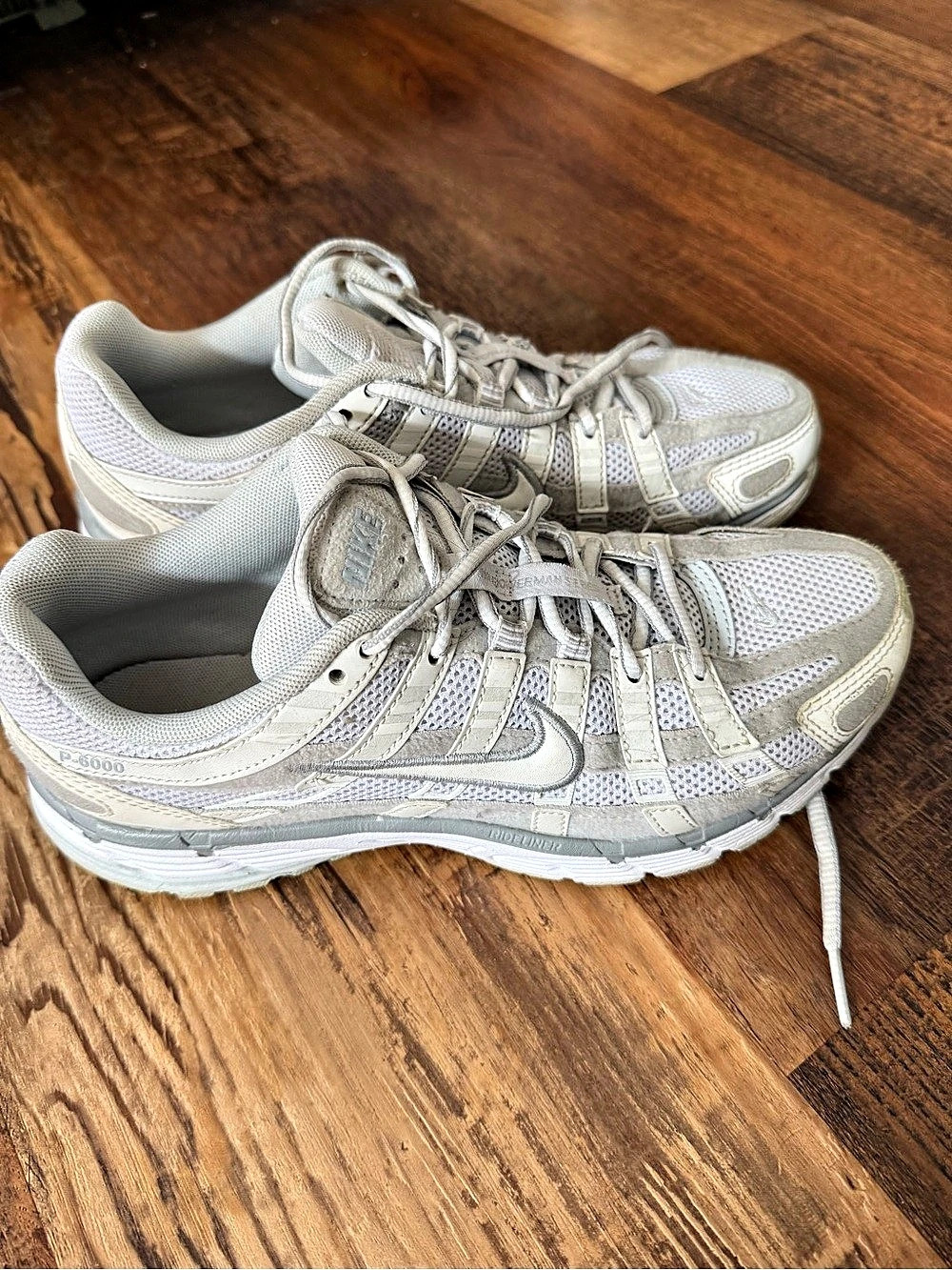 Nike P-6000, white, purple, gray
